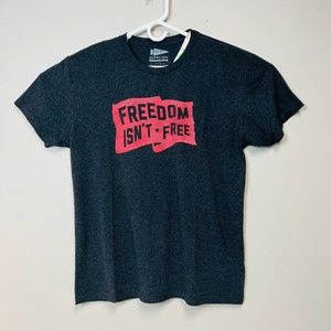 GORUCK Freedom Isn't Free T Shirt Black/Grey Large